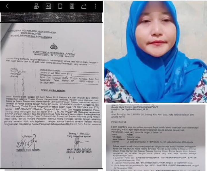 Diduga jalan di tempat Tak Ada Kepastian Hukum, Indari Minta Kapolri dan Polda Banten, Polres Serang Koorperatif