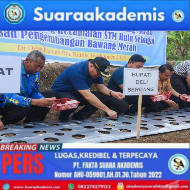 STM Hulu Diproyeksikan Sebagai Sentra Bawang Merah