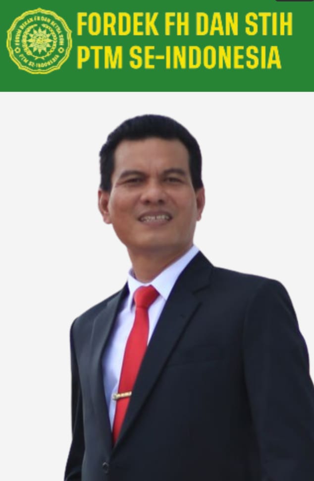Ketua FORDEK FH PTM SE Indonesia Dr.Faisal SH.M.Hum