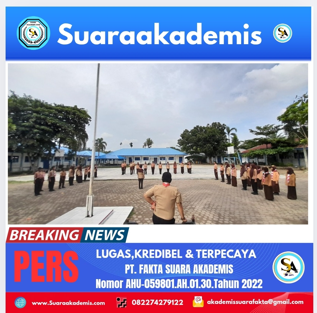 Latihan Upacara Pembukaan Pramuka Penggalang SMP Negeri 6 Binjai Utara Gudep 1703045 – 1703046, Wujud Pembinaan Disiplin dan Kepemimpinan Sejak Dini